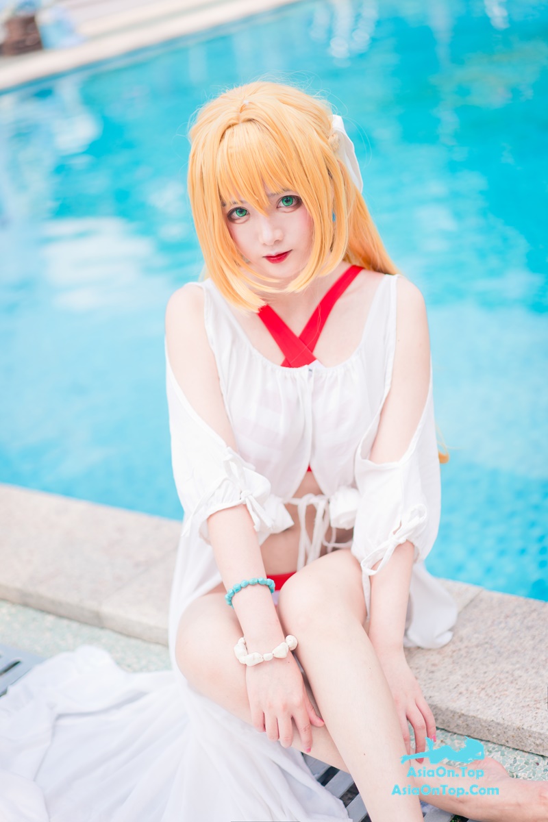 Coser@七海抹茶酱 No.02: 尼禄泳装 nero swimsuit