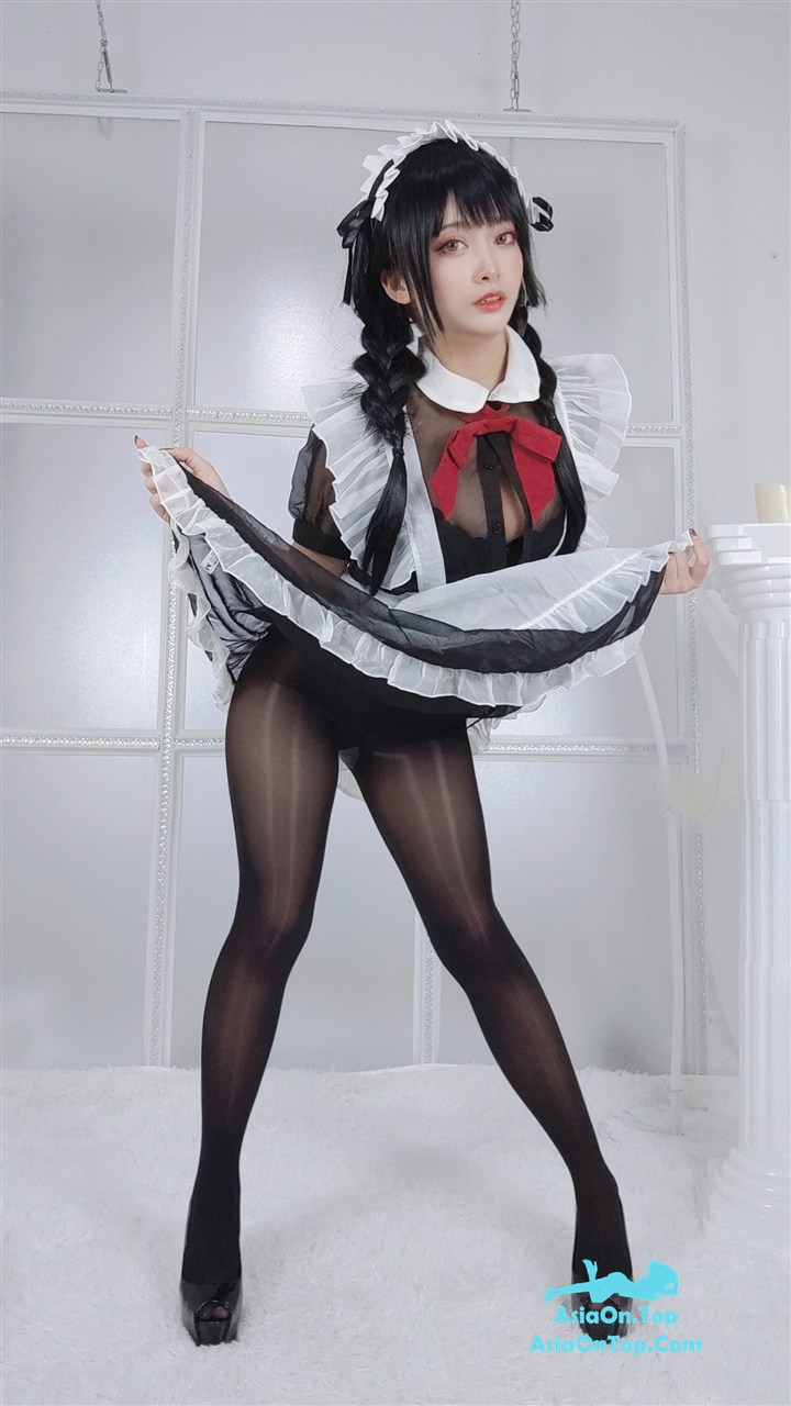Coser@洛璃LoLiSAMA – 黑丝女仆